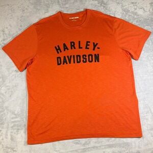 Harley-Davidson Graphic Tee | Jack-o'-lantern Orange | XL